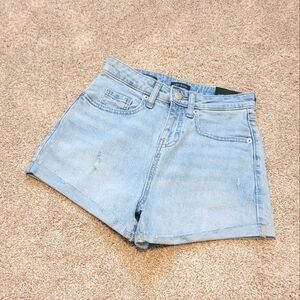 NWT Wild Fable High Rise Rolled Hem Womens Jean Denim Shorts Size 00